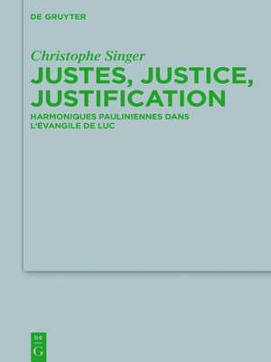 cover image of Justes, justice, justification